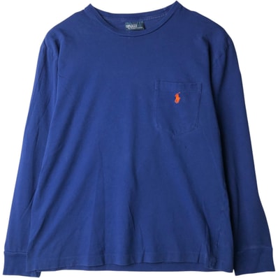 古着 ラルフローレン Ralph Lauren POLO by Ralph Lauren ロングTシャツ ロンT メンズS相当/eaa638011