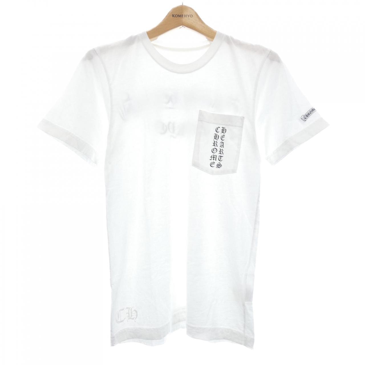 クロムハーツ CHROME HEARTS TOKYO限定 VERTICAL LOGO SCROLL LABEL 2212-304-0598 Tシャツ
