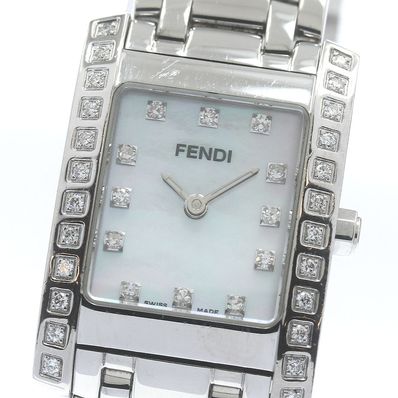 フェンディ クラシコ 12P サイドダイヤ 7000L レディース 【中古】