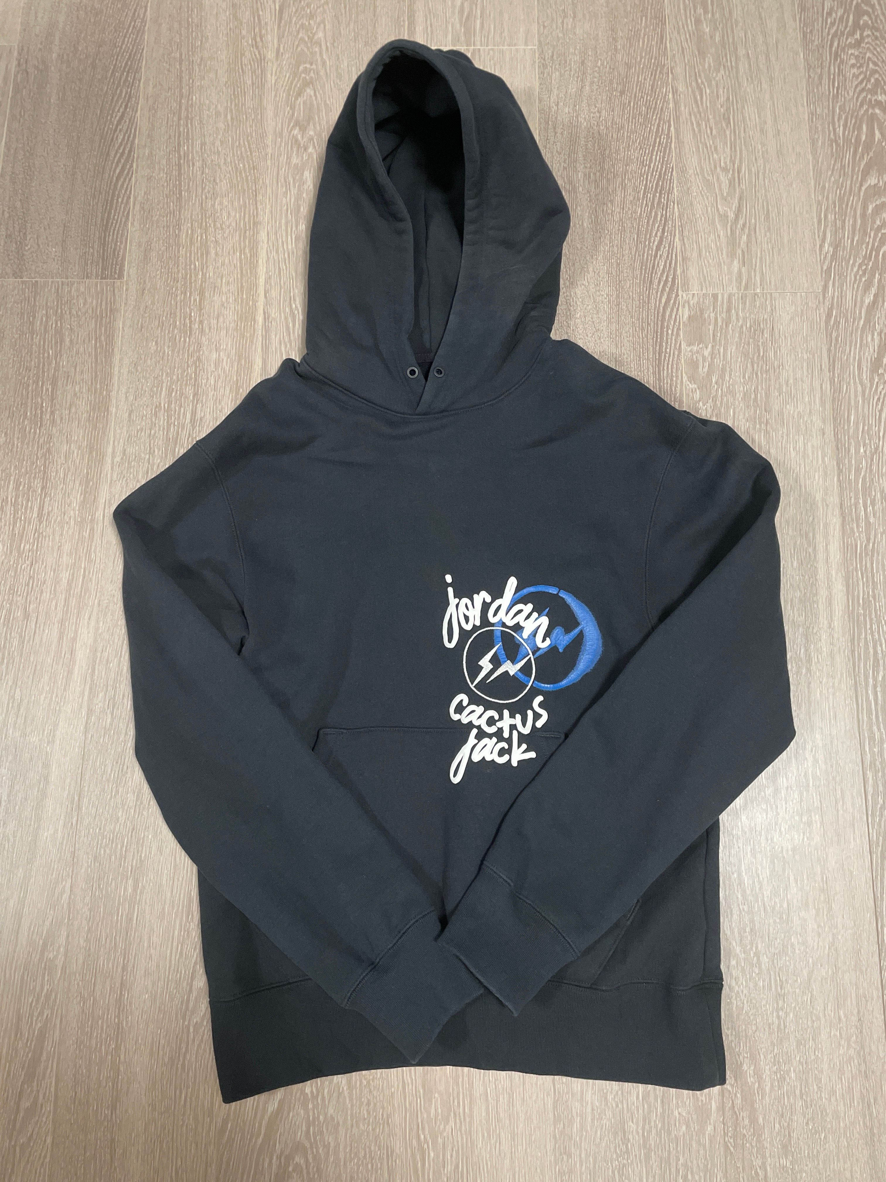 Air Jordan Travis Scott Fragment Hoodie "Black"