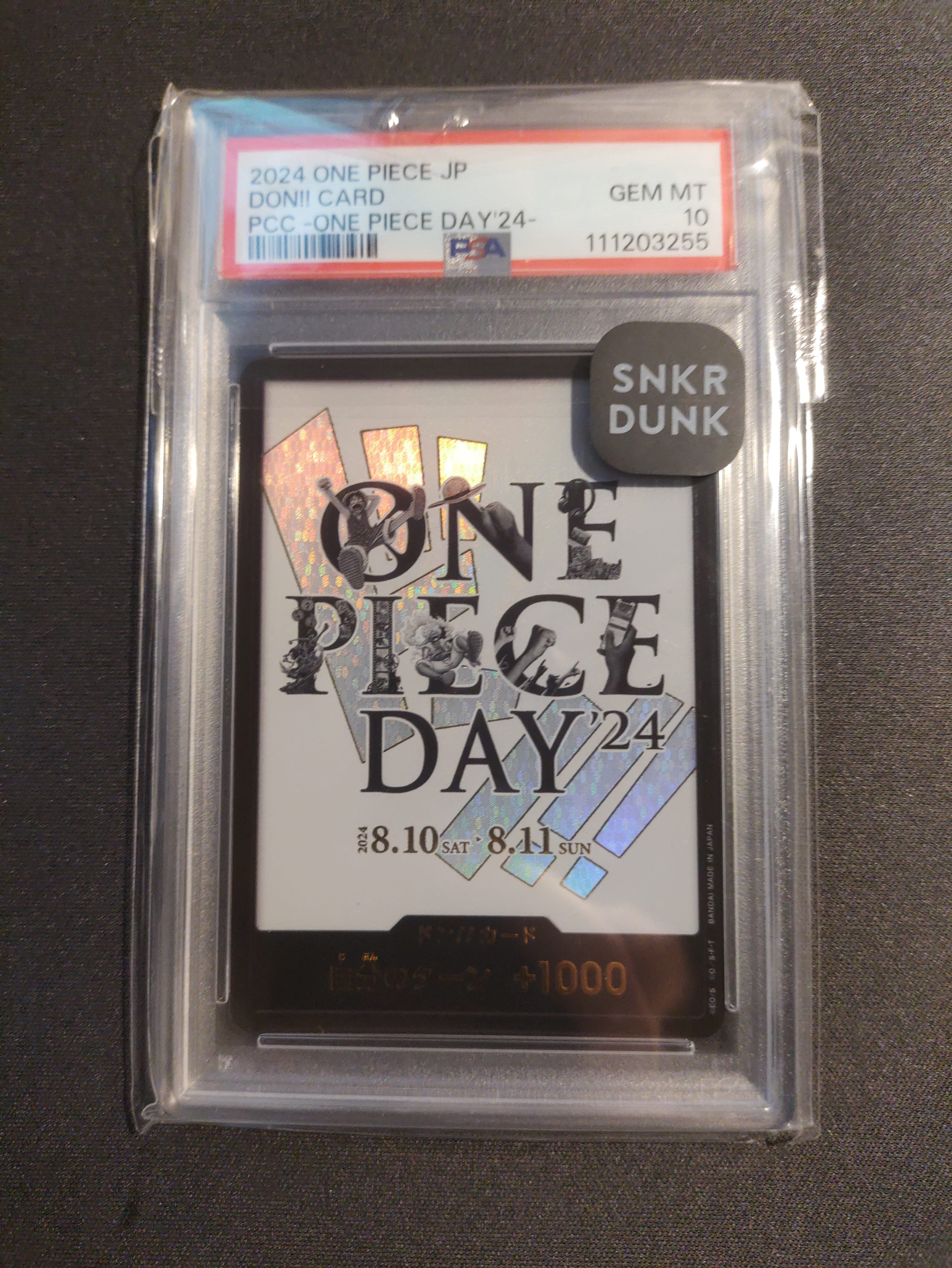 PSA10】ドン!!カード : ONE PIECE DAY'24 (プレミアムカード