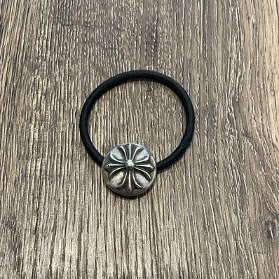 Chrome Hearts Hair Band # 2 Cross Bracelet "Black"