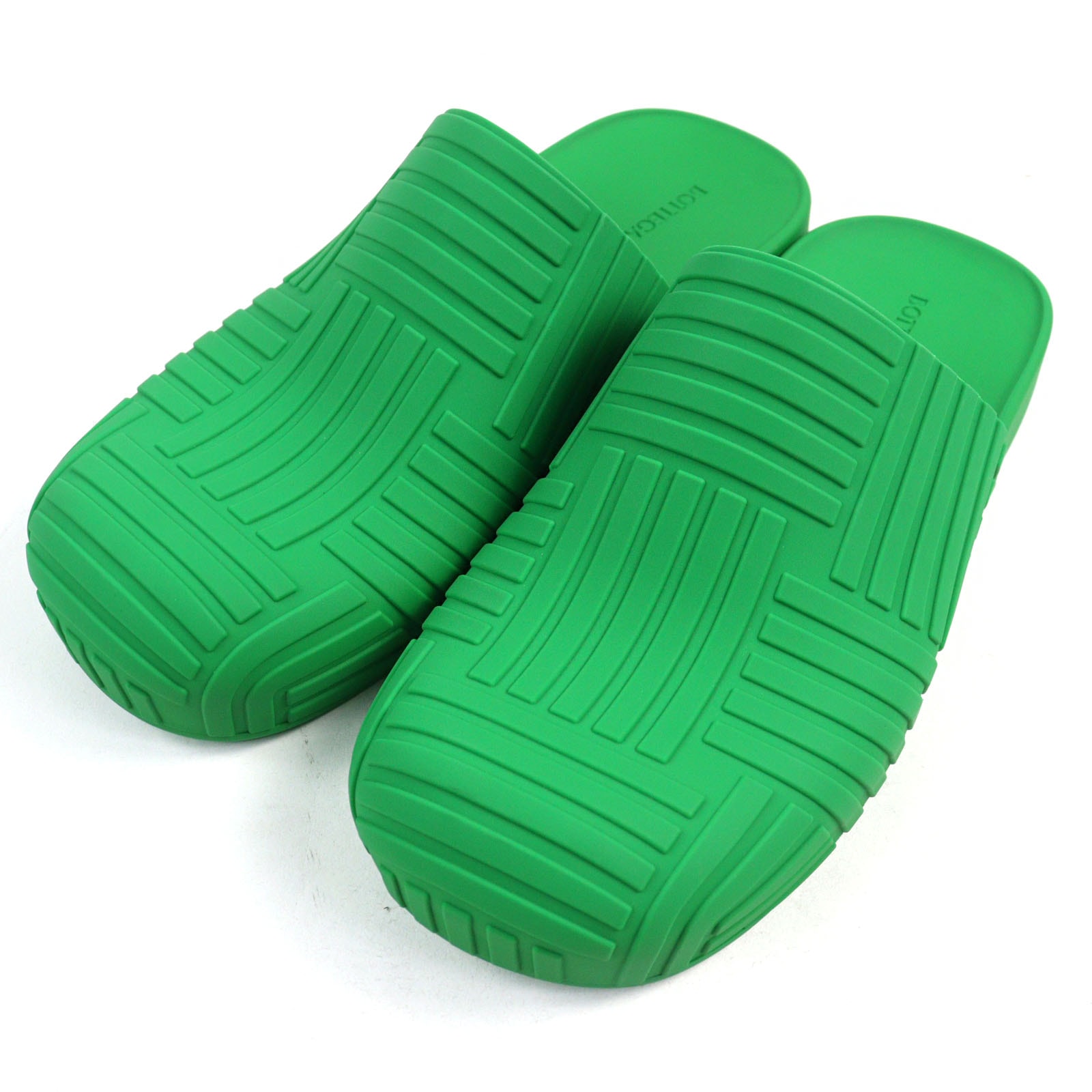 未使用品 ボッテガヴェネタ
 サンダル SLIDER SANDAL グリーン メンズ 43 690104