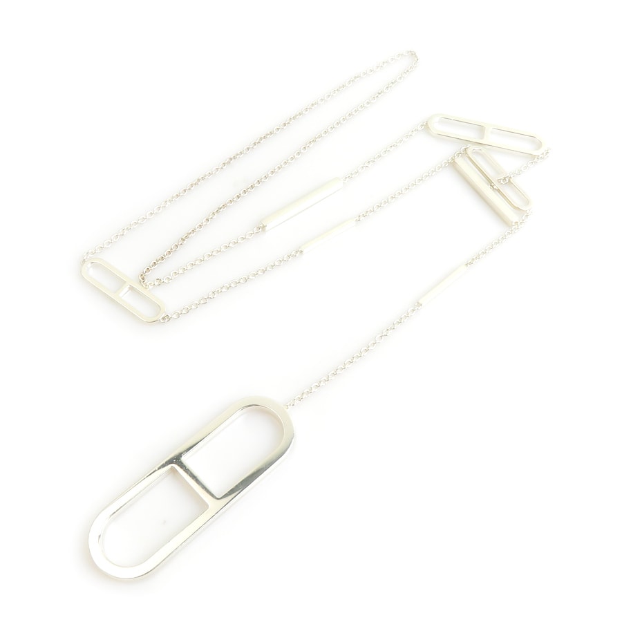 エルメス HERMES ネックレス シェーヌダンクル エヴァー シルバー925 シルバー レディース【中古】 90319i