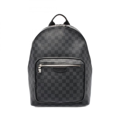 ルイ・ヴィトン LOUIS VUITTON ジョッシュ NV リュックサック バックパック バッグ PVCコーティングキャンバス レザー ダミエ・グラフィット メンズ ブラック系 N40365 【中古】