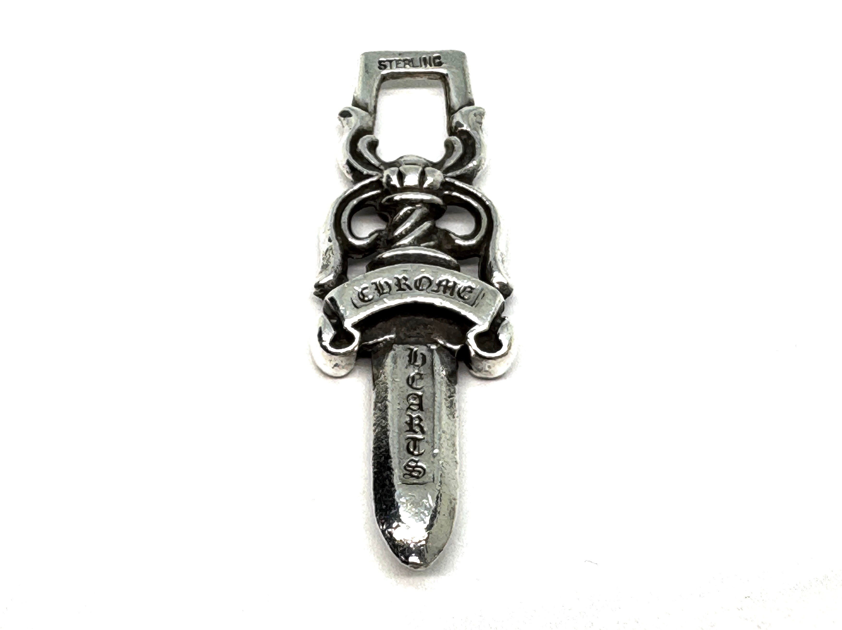 Chrome Hearts #10 Dagger Pendant "Silver"