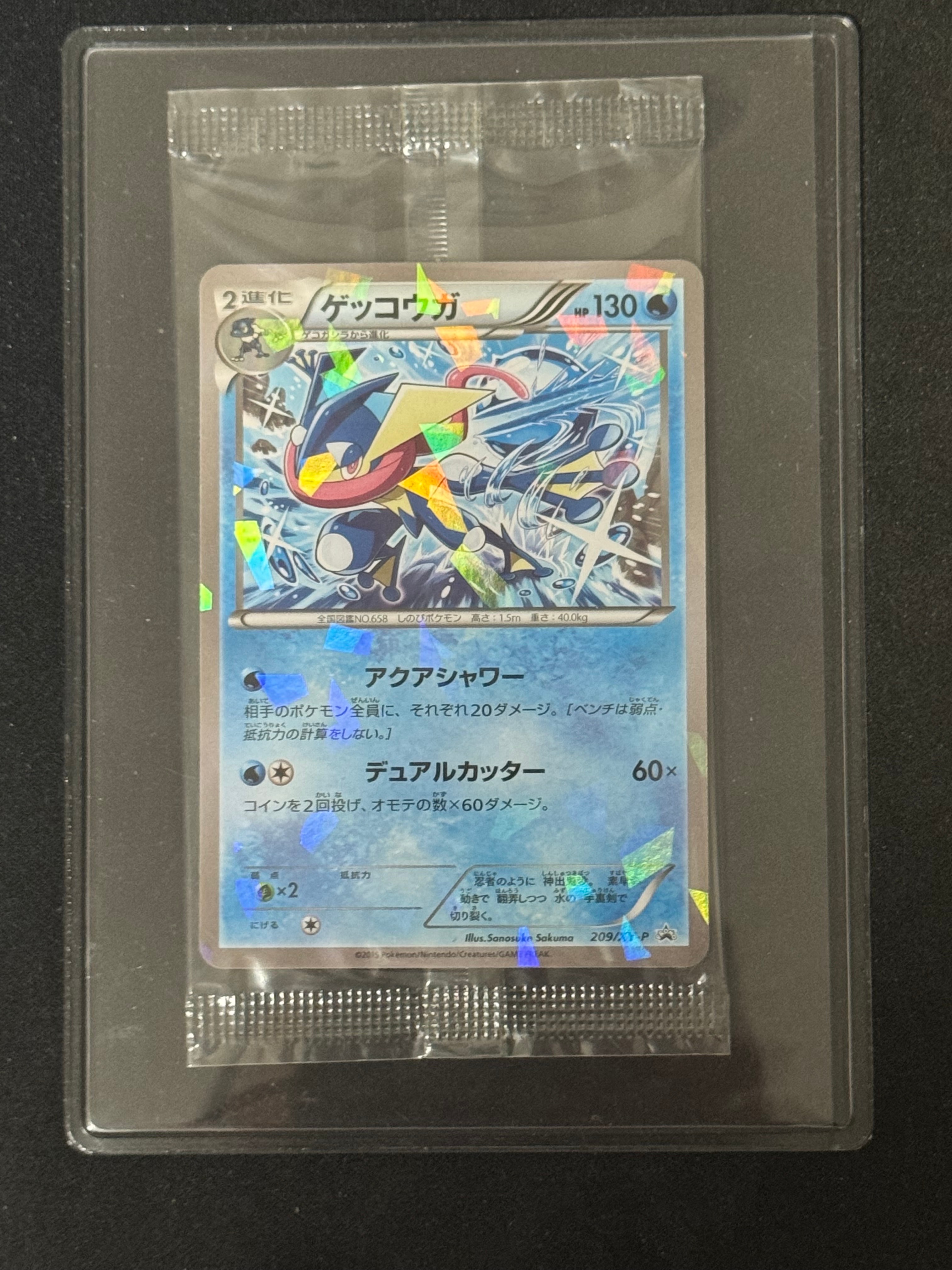 ゲッコウガ P [XY-P 209](プロモーションカード「ファミリーマート プレゼントキャンペーン オリジナルカード」)