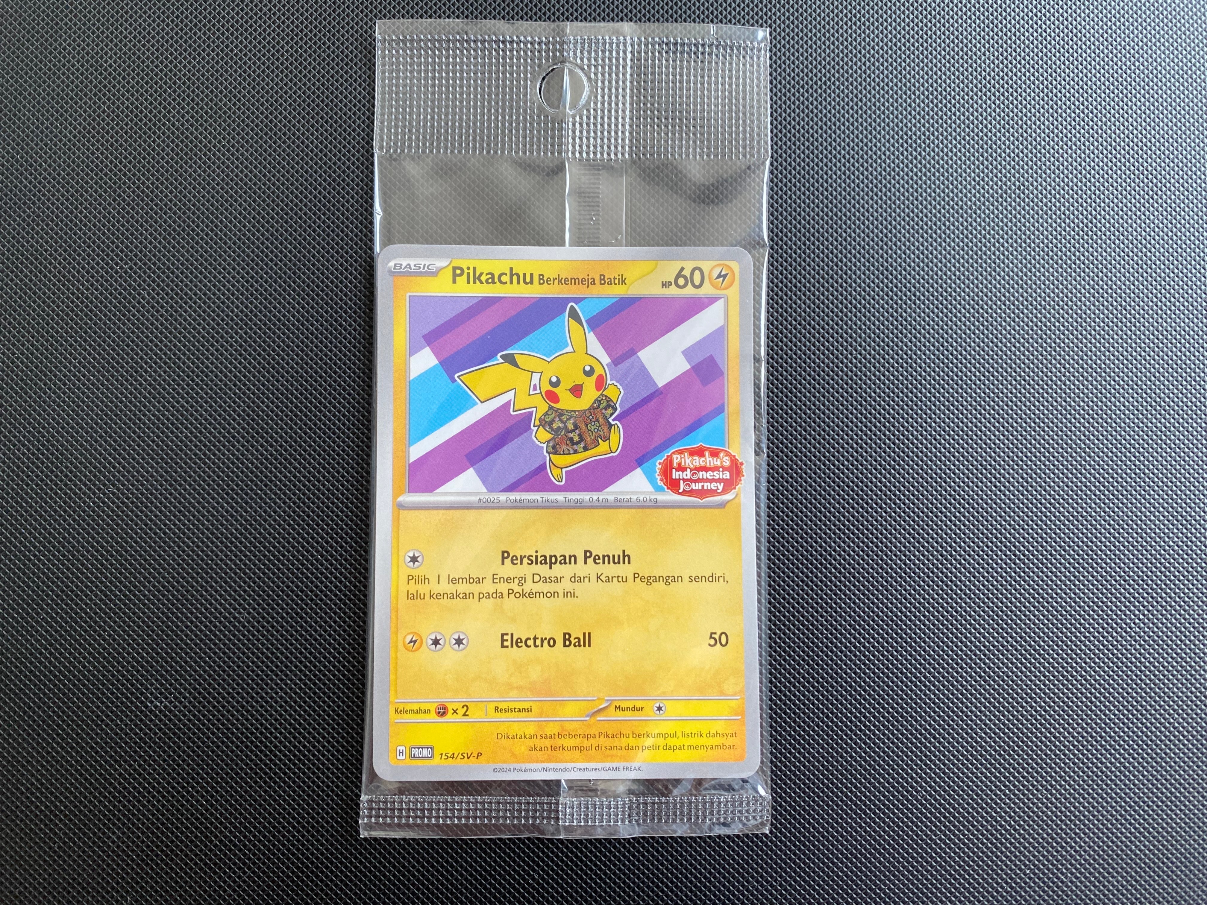 PSA10】バティックシャツを着たピカチュウ (ネイティオ柄) P [SV-P 154