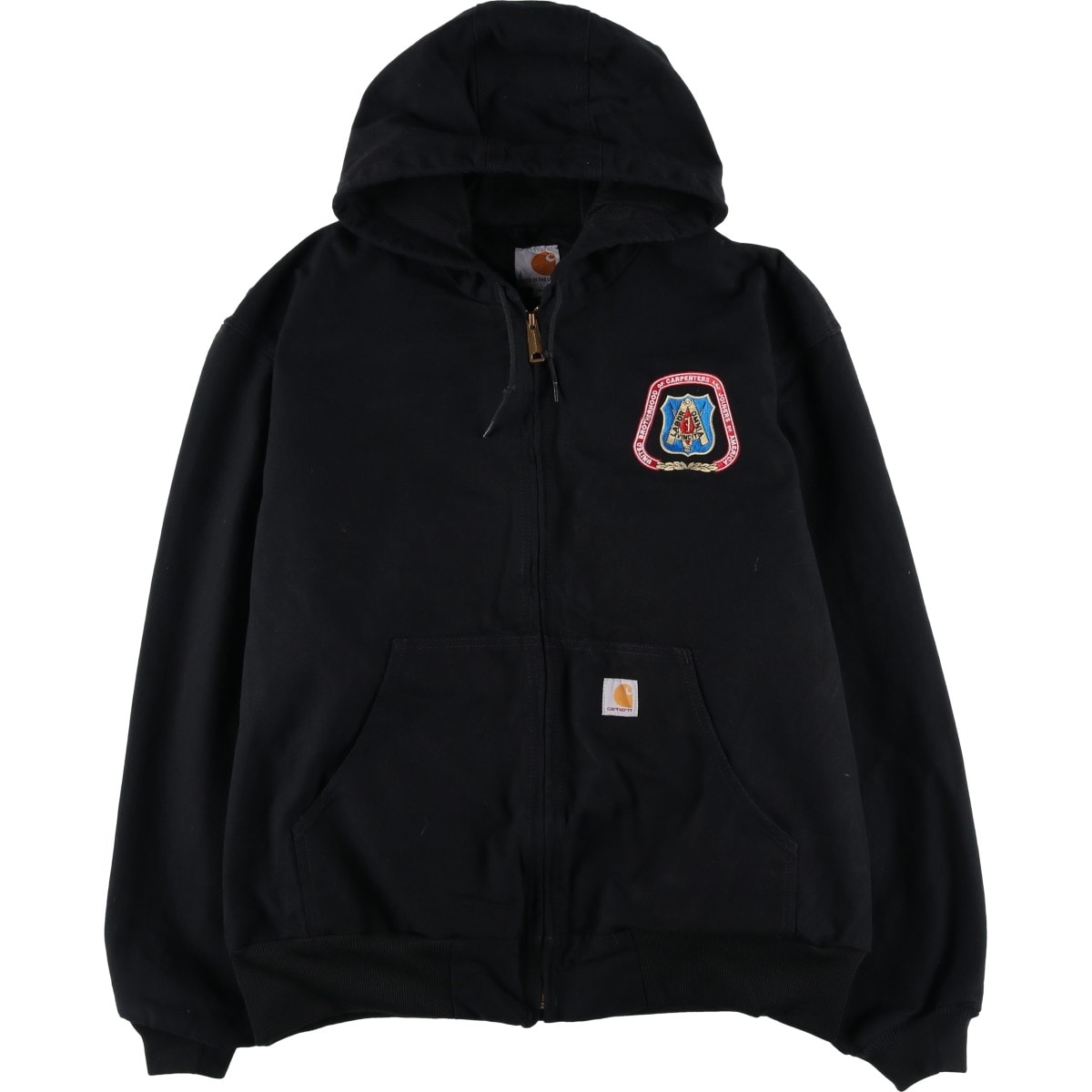 古着 カーハート Carhartt アクティブジャケット ダックフルジップパーカー USA製 メンズXXL相当/eaa613105