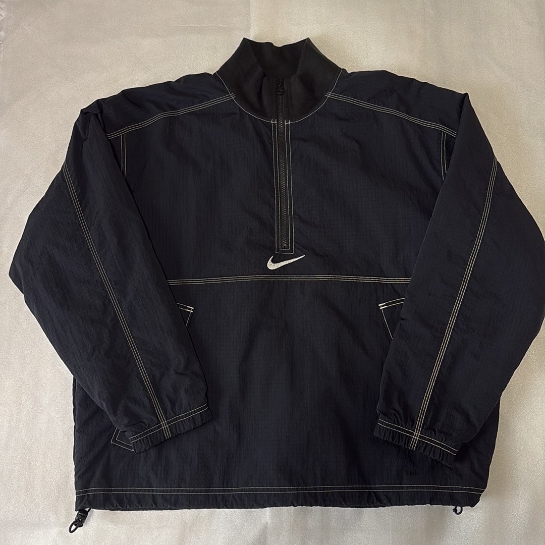 Supreme x Nike Ripstop Pullover "Black"