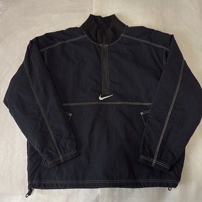 Supreme x Nike Ripstop Pullover "Black"