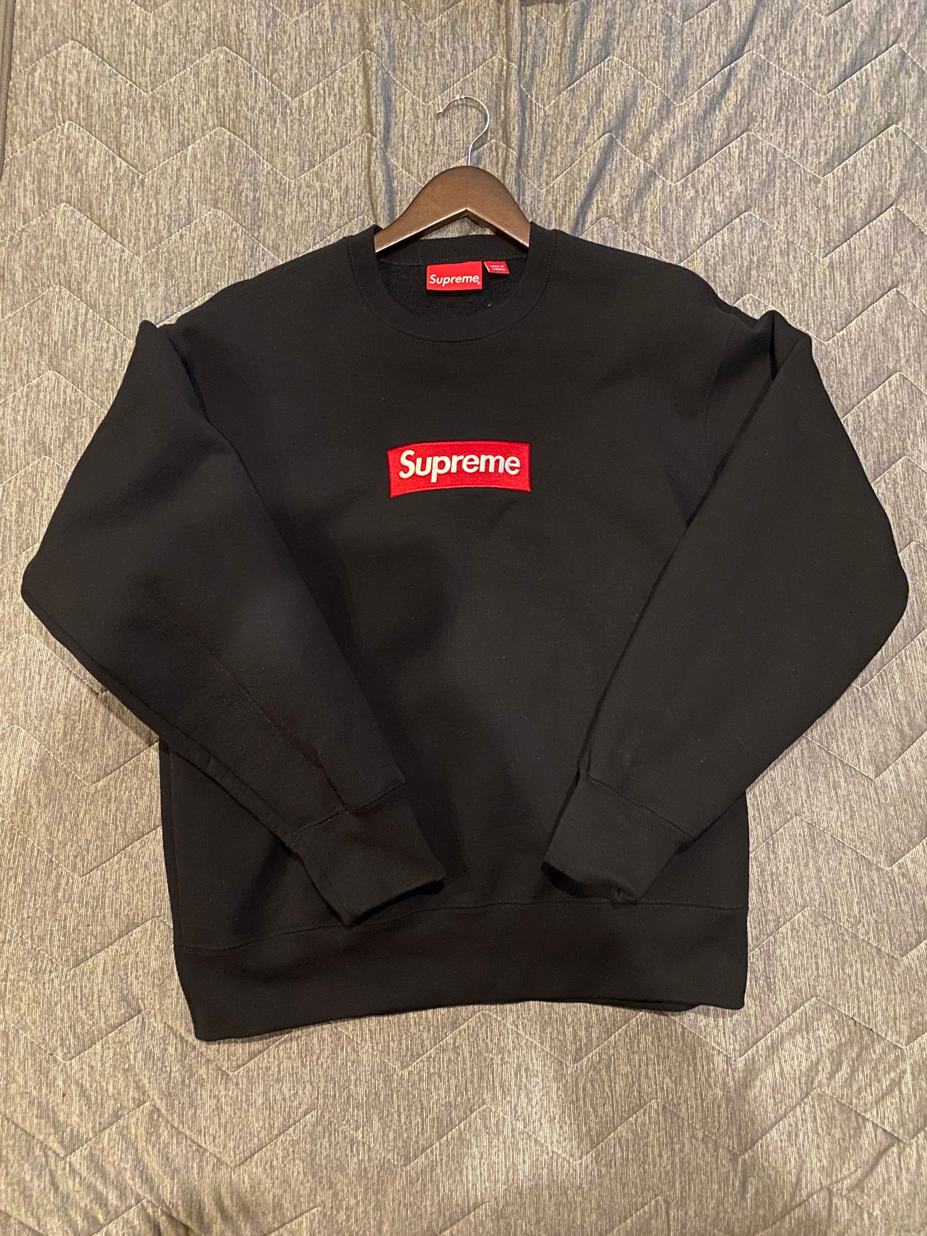 Supreme Box Logo Crewneck "Black" (22FW)