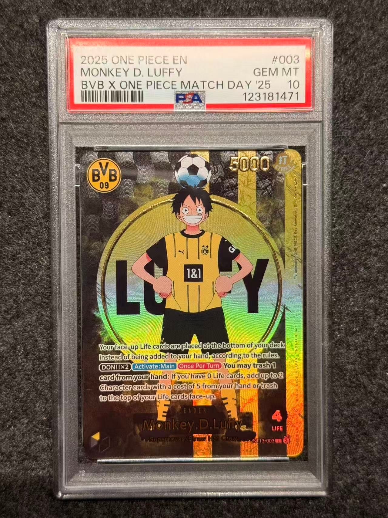 モンキー・D・ルフィ L [ST13-003]【英語版】(プロモーションカード「ボルシアドルトムント × ONE PIECE マッチデー 2025」)