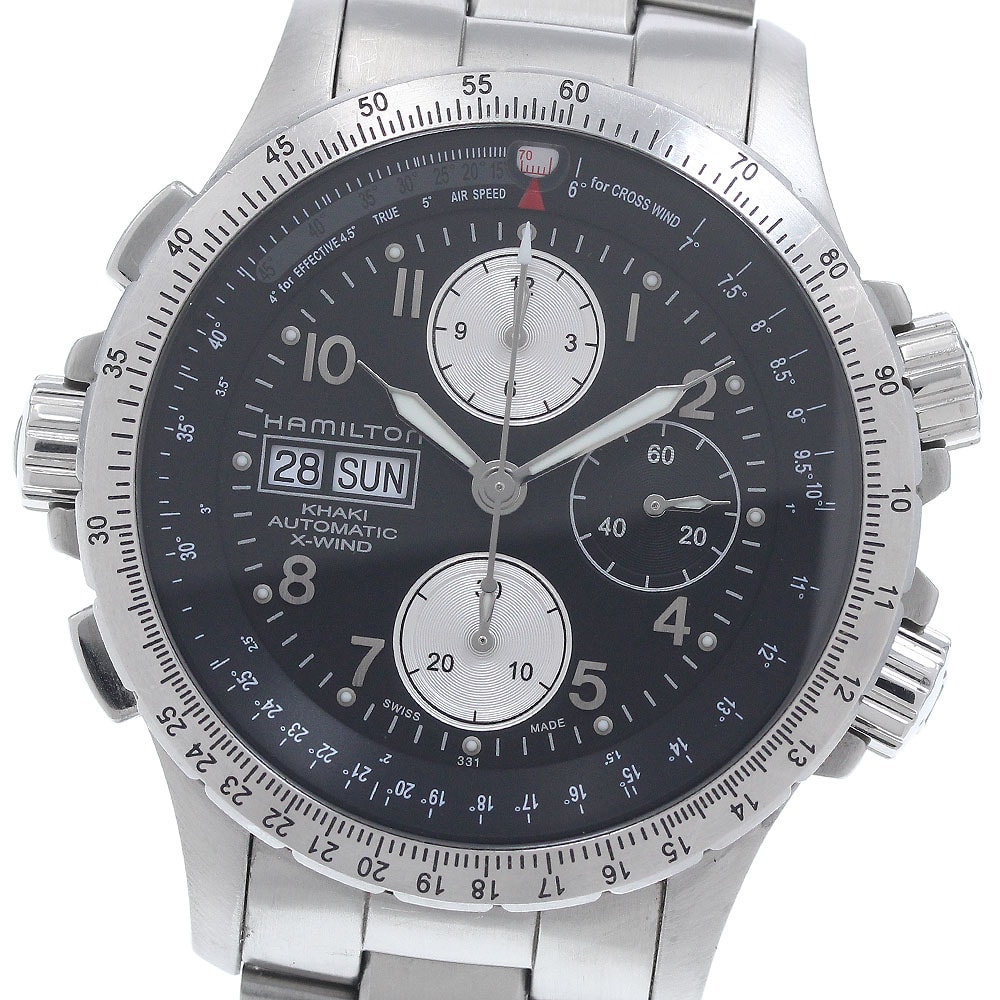 ハミルトン カーキ Xウィンド H776160 メンズ 【中古】