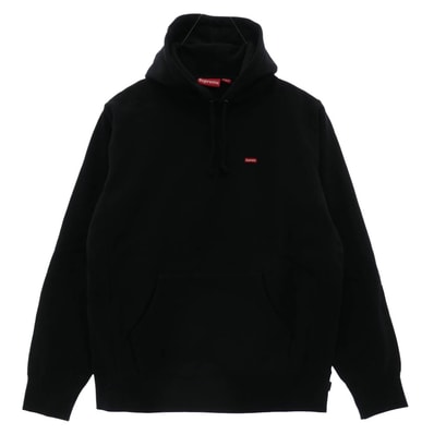 Supreme シュプリーム パーカー Small Box Hooded Sweatshirt Black スモールボックスロゴ スウェットシャツ パーカー フーディー ブラック系 M【極上美品】【中古】