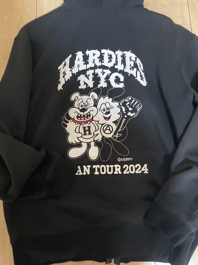 VERDY x Hardies NYC Zip Hoodie "Black"