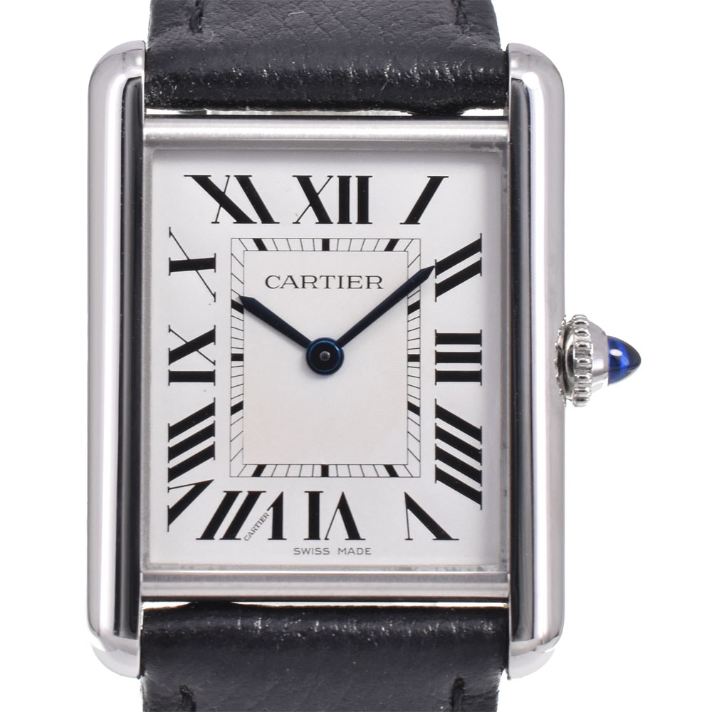 カルティエ CARTIER WSTA0059 マストタンク LM ソーラー ユニセックス 美品 箱・保証書付き B#147155