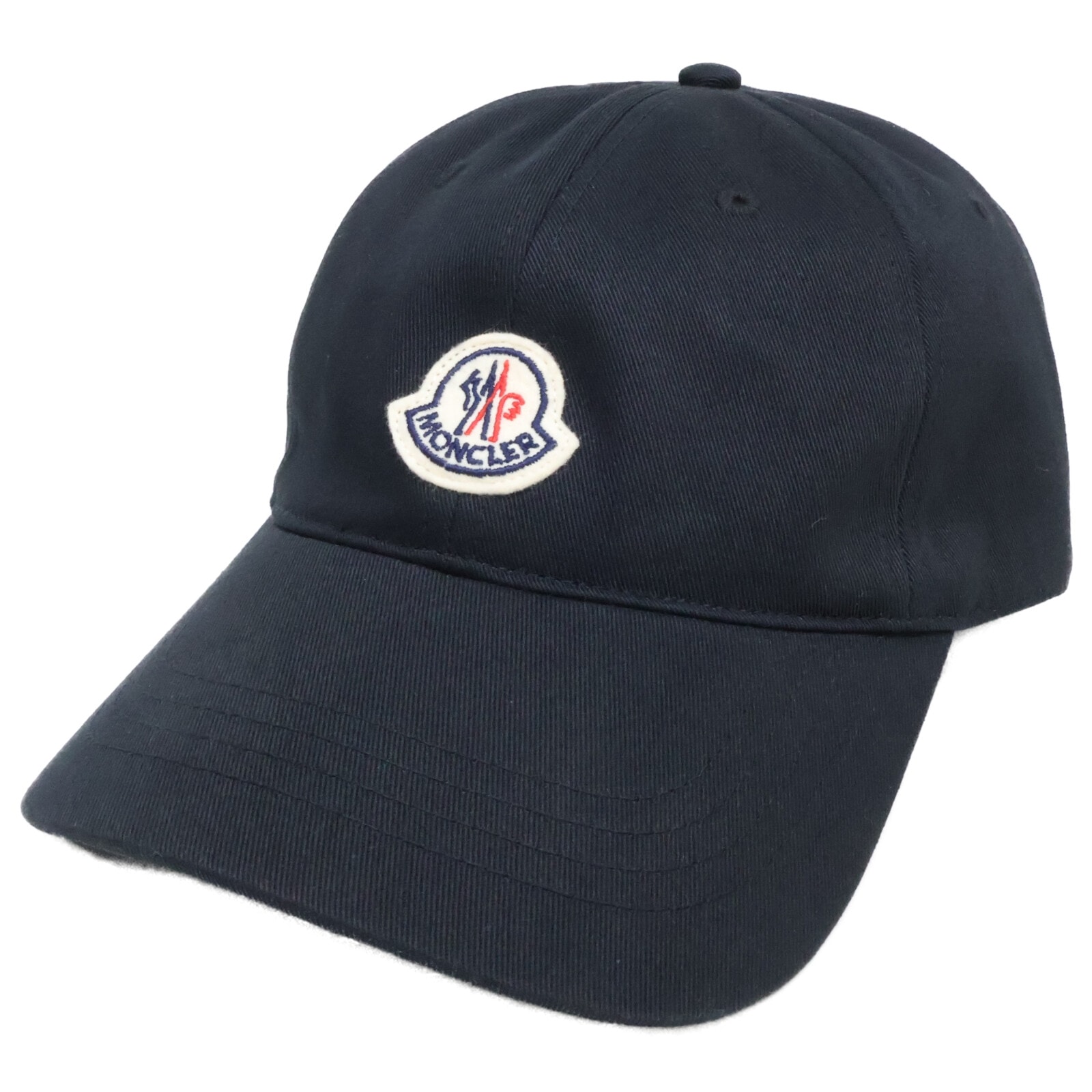 モンクレール 【美品/国内正規】23年製 J10913B00054 V0090 BERRETTO BASEBALL ロゴワッペン 6パネル ベースボールキャップ