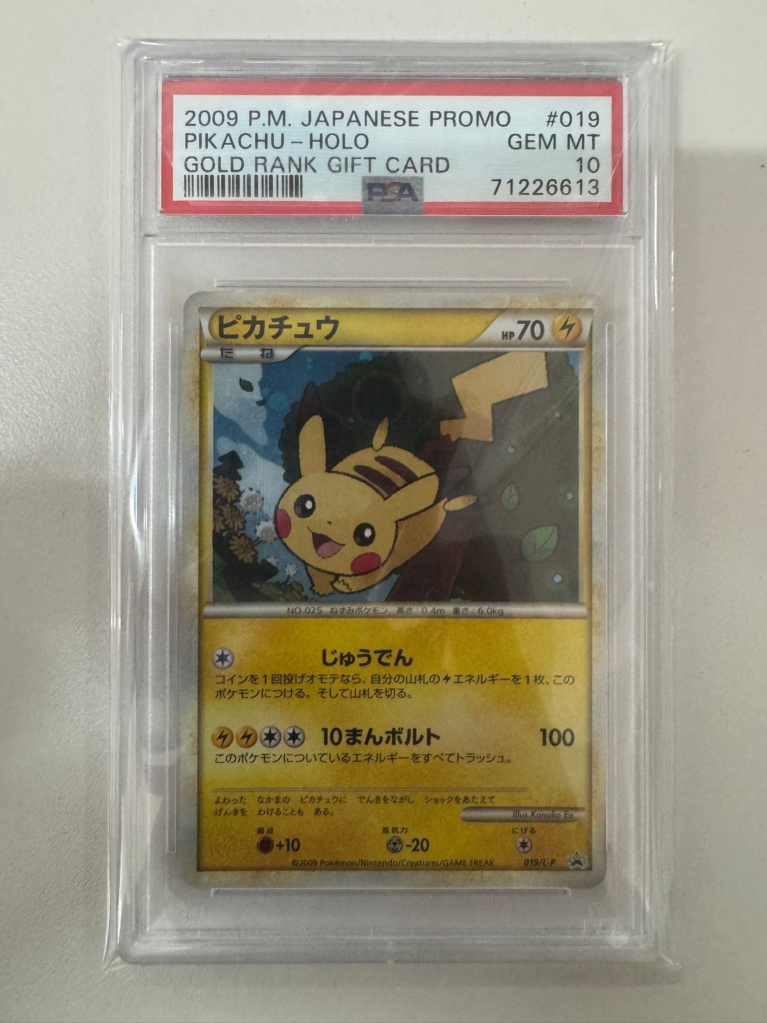 ピカチュウ: プロモ[L-P 019/L-P](プロモーションカード「L-P」)