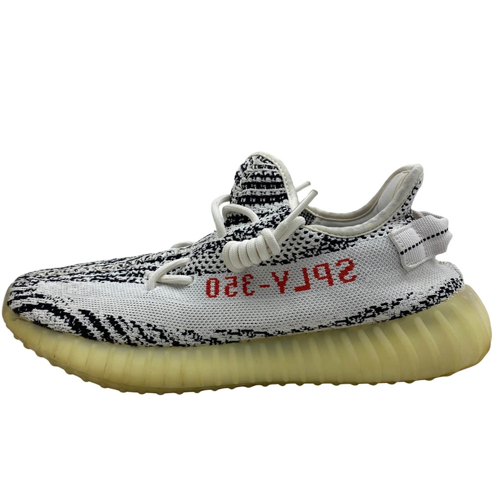 adidas アディダス スニーカー CP9654 YEEZY BOOST 350 V2 ZEBRA イージーブースト ローカット スニーカー ゼブラ ホワイト系 27.5cm【中古】