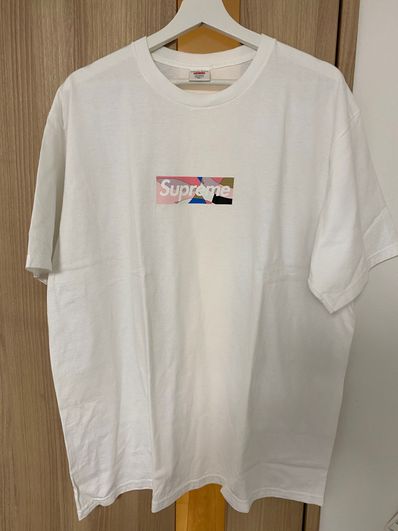 Supreme / Emilio Pucci® Box Logo Tee "White/Pink"