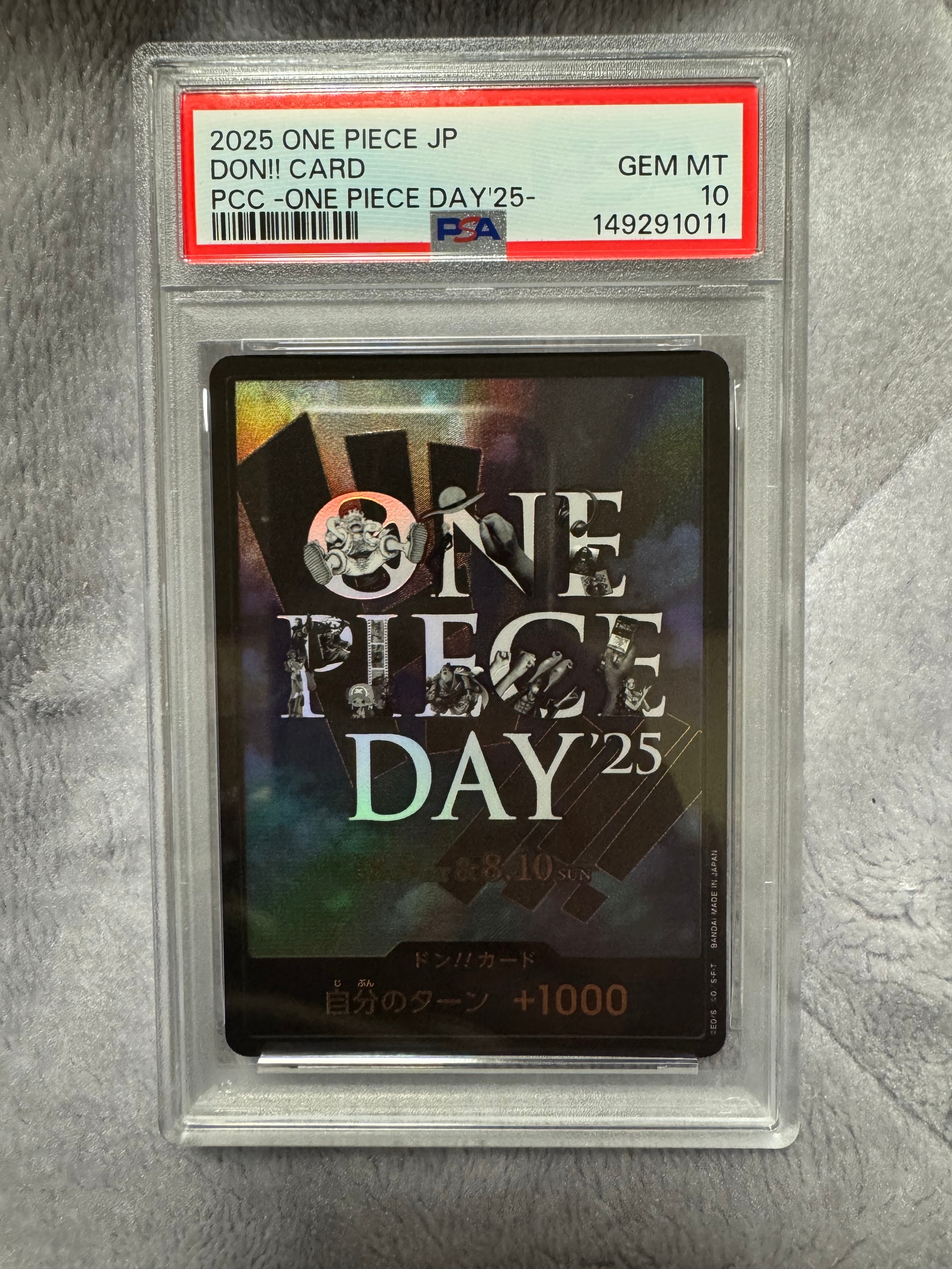 【PSA10】ワンピースデイ'25 DON!!カード 2025 One Piece Japanese Premium Card Collection -one Piece Day'25