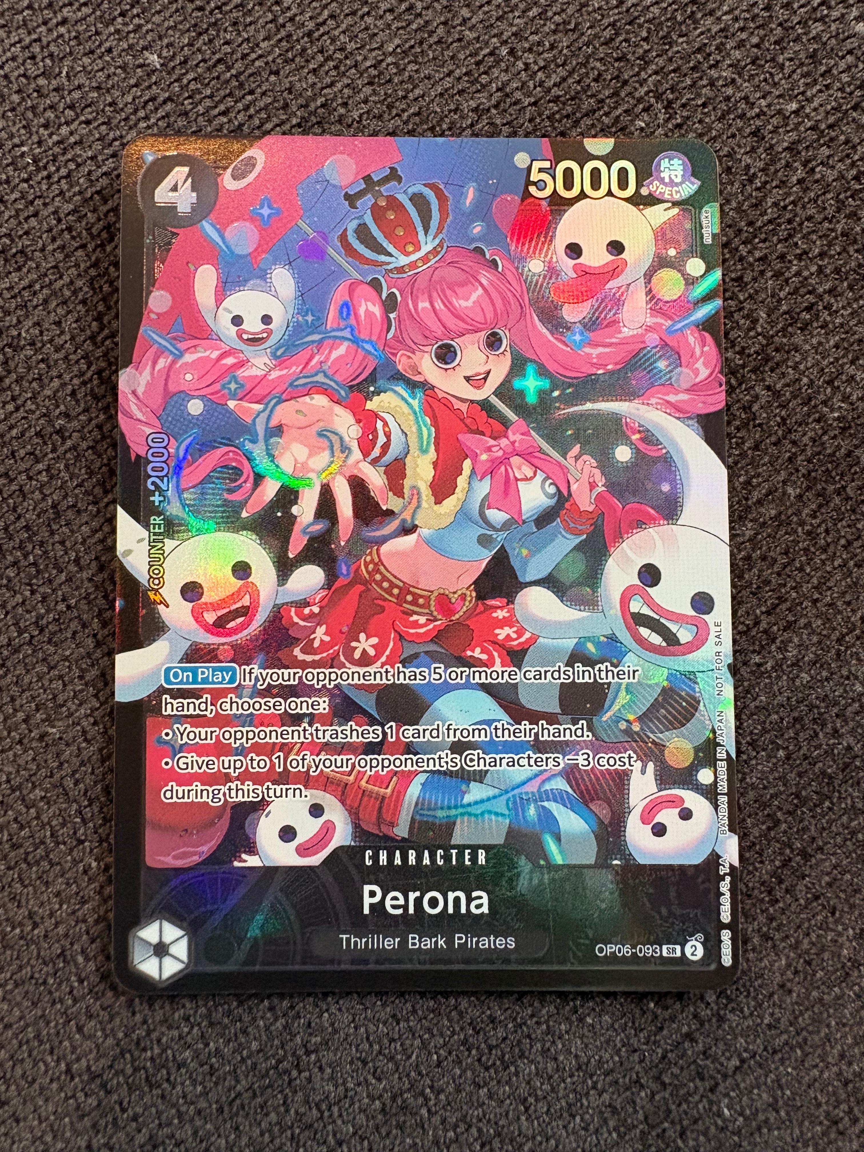 PSA10】ペローナ SR-SPC :和柄アート [OP06-093](ブースターパック