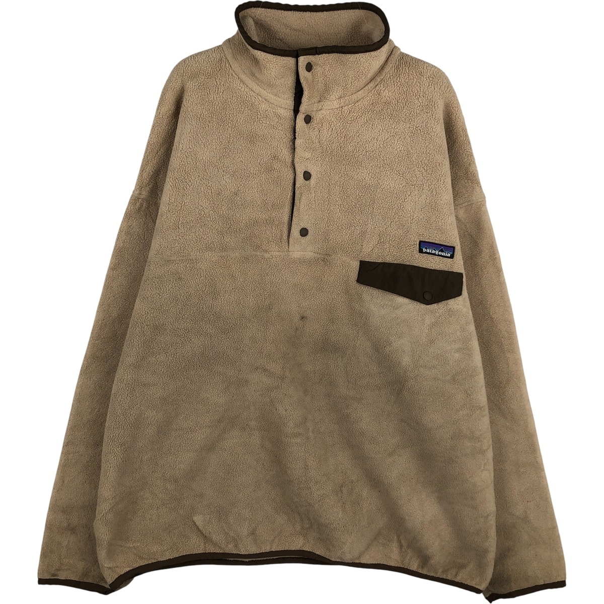 古着 00年代 パタゴニア Patagonia SYNCHILLA シンチラ スナップT 25450F0 ハーフスナップ フリースプルオーバー メンズXL相当/evb034090