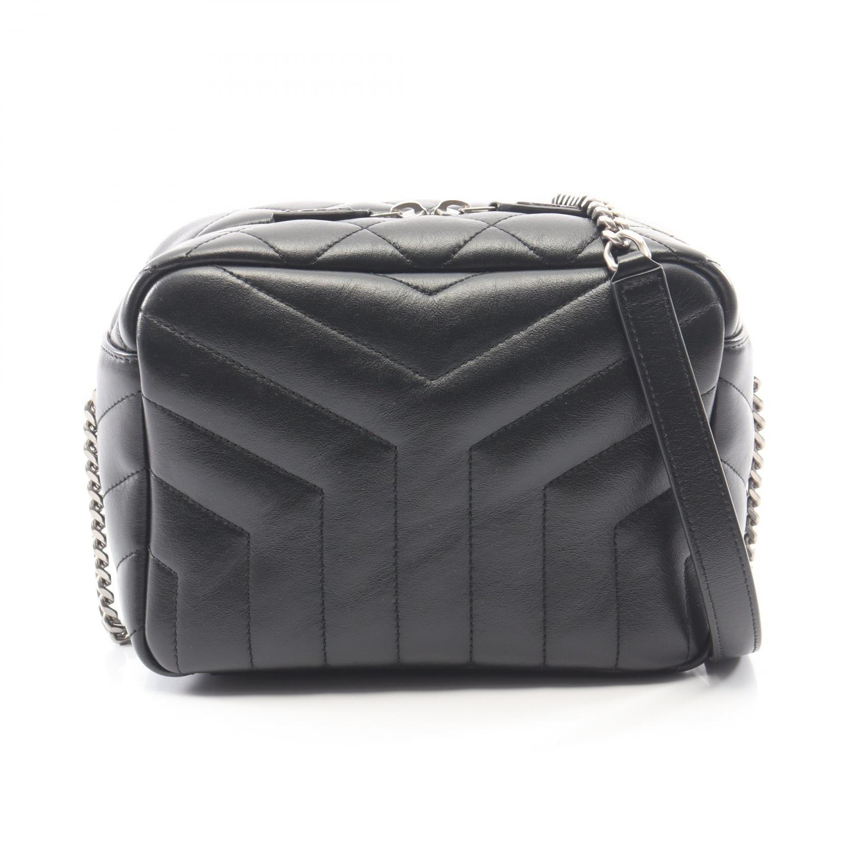 サンローランパリ SAINT LAURENT PARIS ルル ショルダーバッグ バッグ レザー レディース ブラック系 574102 【中古】