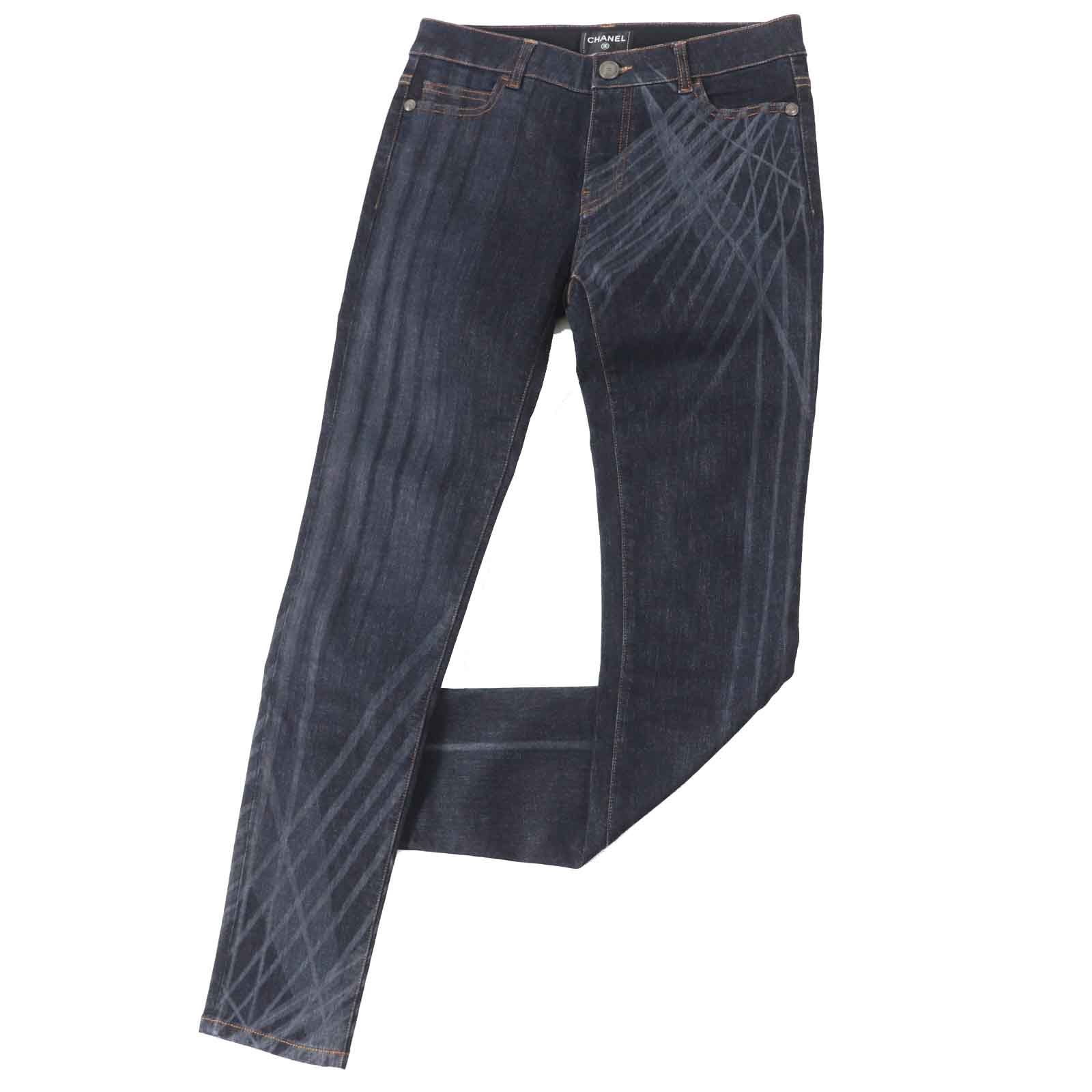 シャネル
 デニムパンツ インディゴブルー レディース 38 P47726