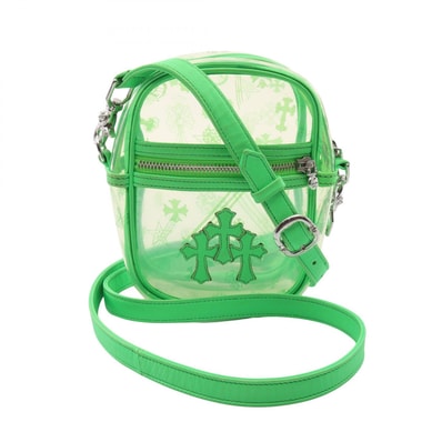 Chrome Hearts Taka Mini PVC Material Cross Patch Shoulder Bag "Green"