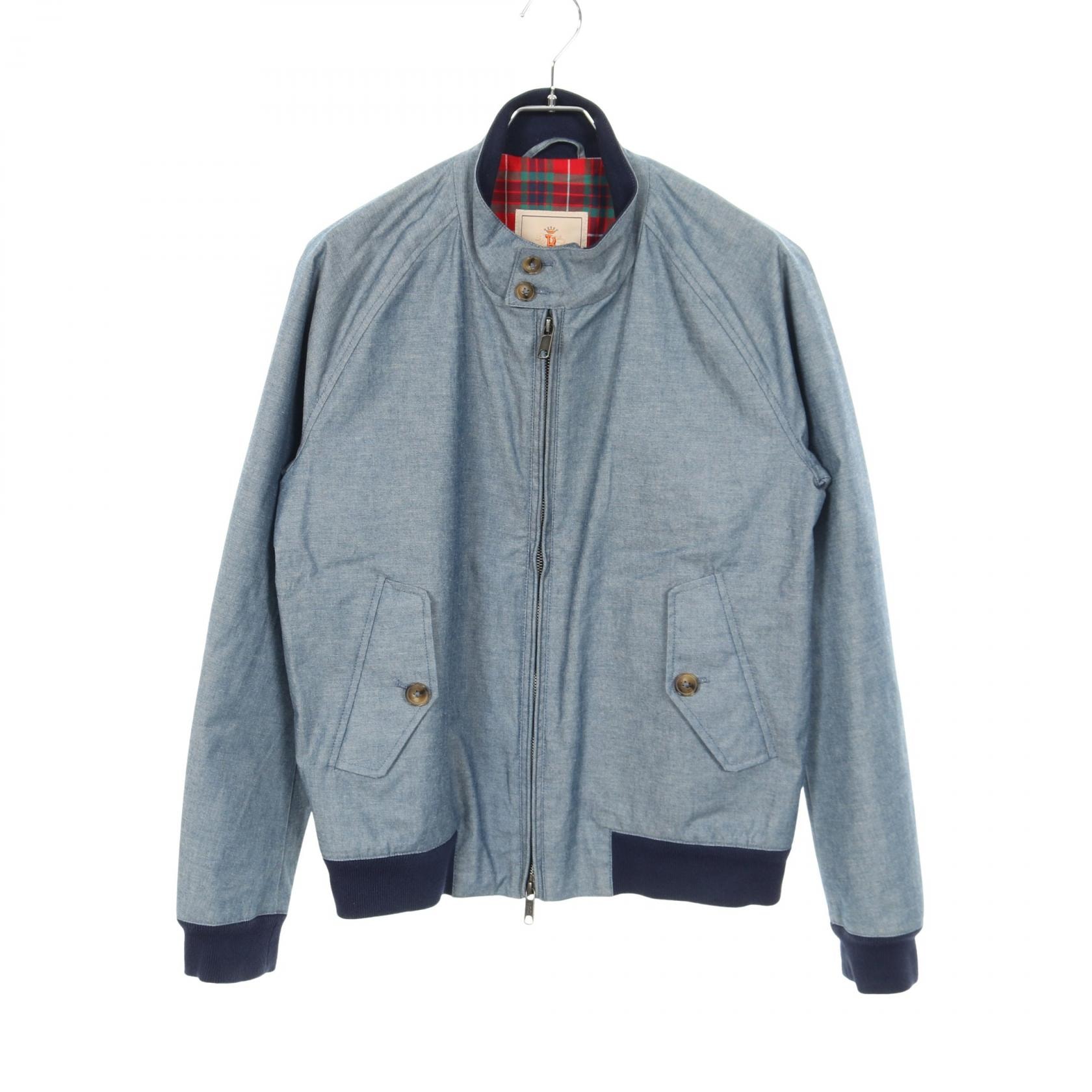 バラクータ BARACUTA G9 HARRINGTON JACKET ハリントン 衣料品 アウター コットン メンズ ブルー系 【中古】