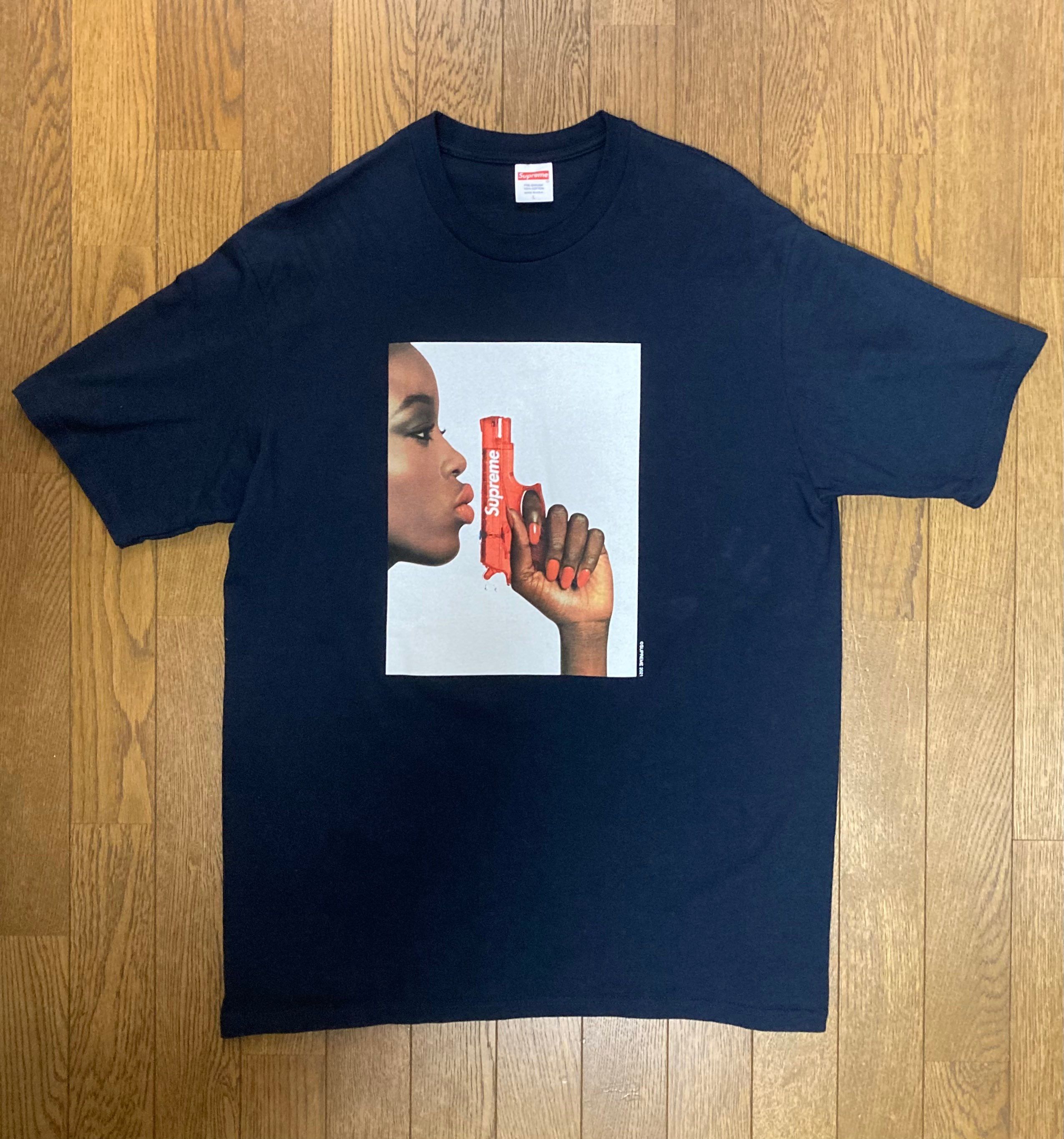 Supreme Water Pistol Tee "Navy"
