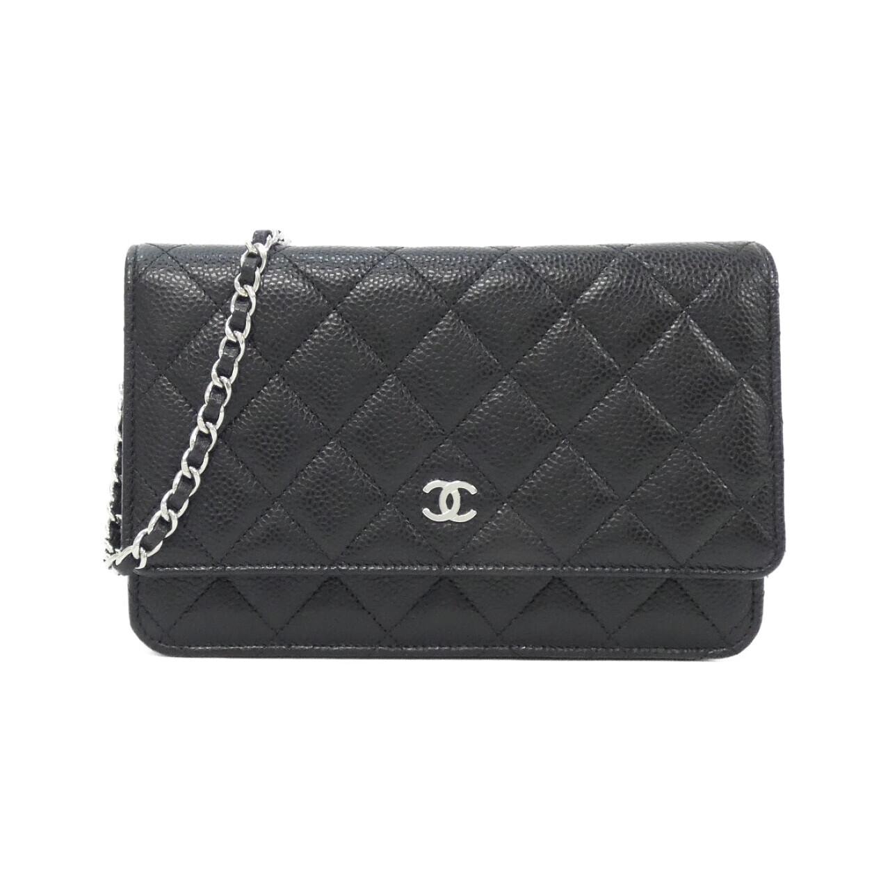 A (未使用に近い)】極美品 CHANEL シャネル ラムスキン シェブロン V
