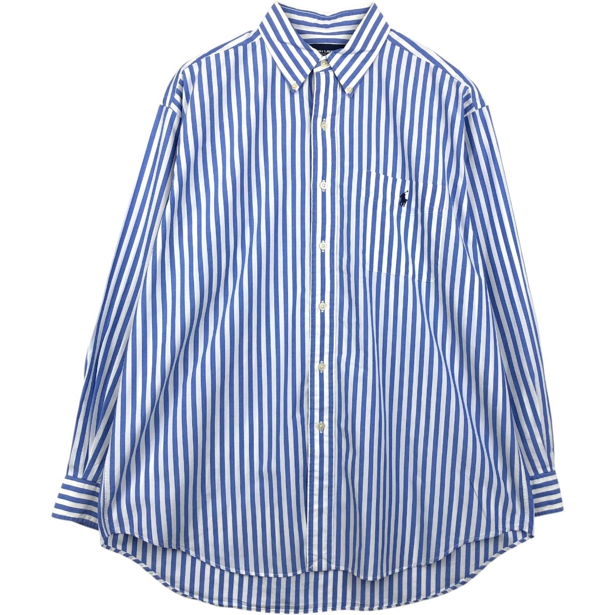 古着 ラルフローレン Ralph Lauren GOLF TILDEN 長袖 ボタンダウンストライプシャツ メンズL相当/eaa659252