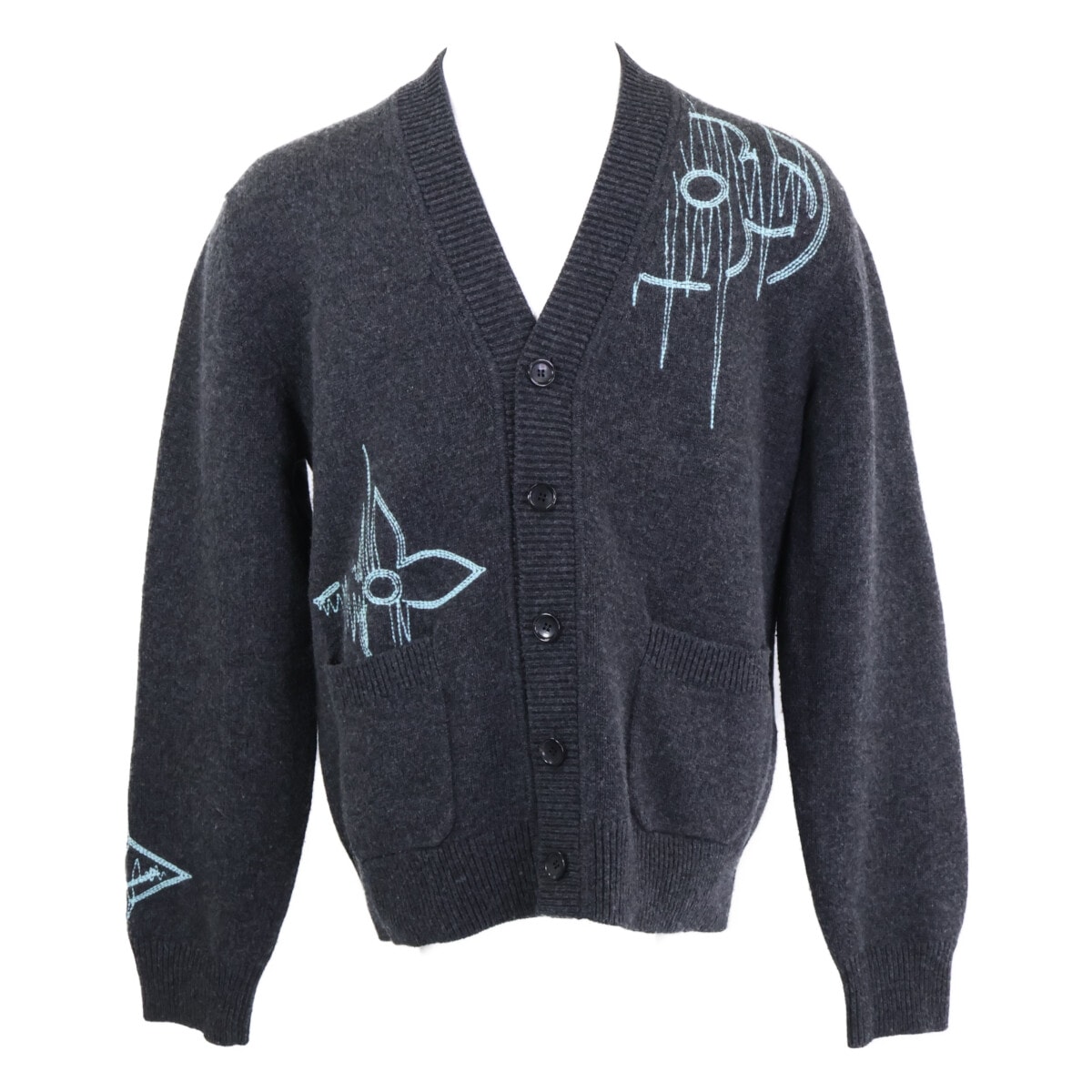 ルイヴィトン 国内正規 RM2319 NOS HON03W LVフリークエンシーカーディガン S