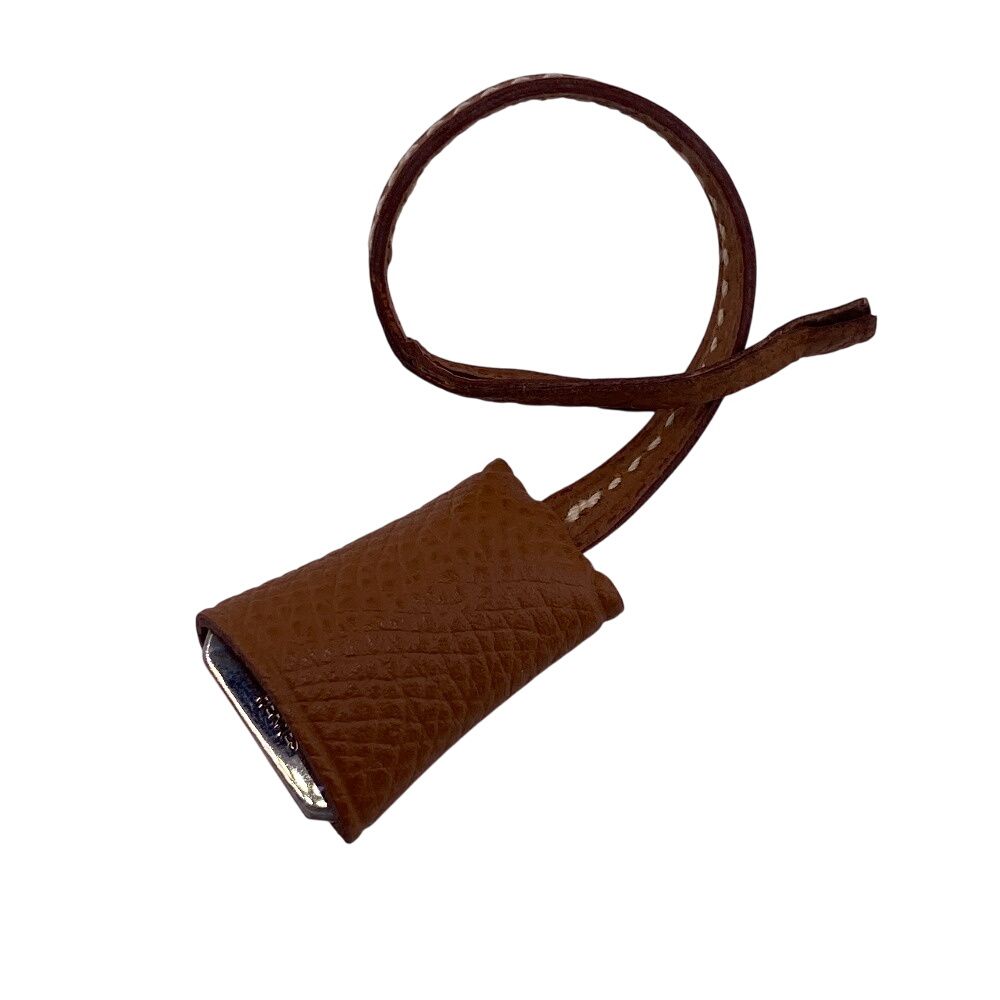 エルメス HERMES チャーム ミニクロシェット バッグチャーム ブラウン