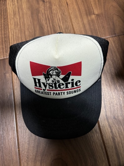 HYSTERIC GLAMOUR Guitar Girl Mesh Cap "Black" 02233QH05
