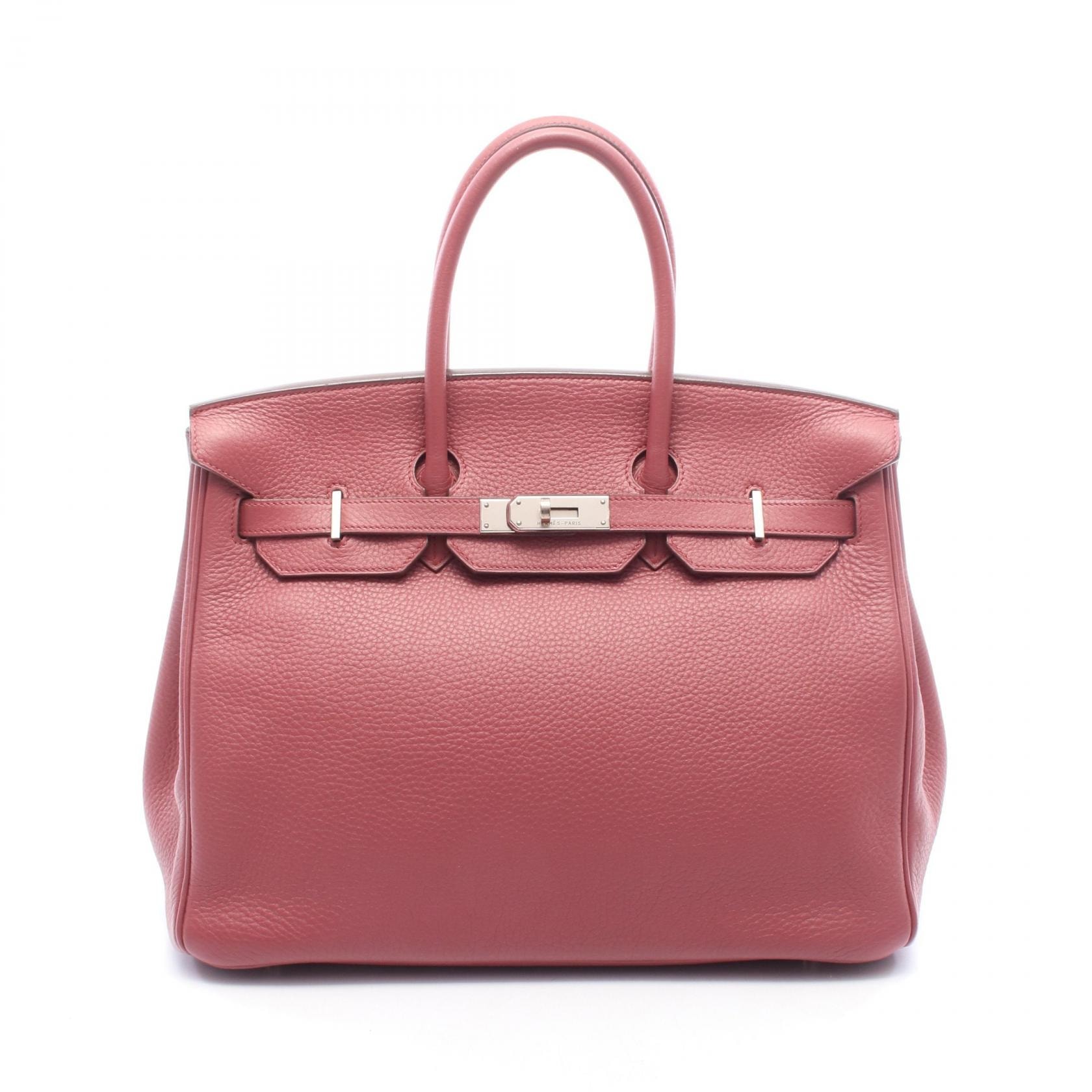 エルメス HERMES バーキン35 ローズウッド ハンドバッグ バッグ トリヨンクレマンス トリヨンクレマンス □O刻印(2011年製造) レディース ピンク系 【中古】