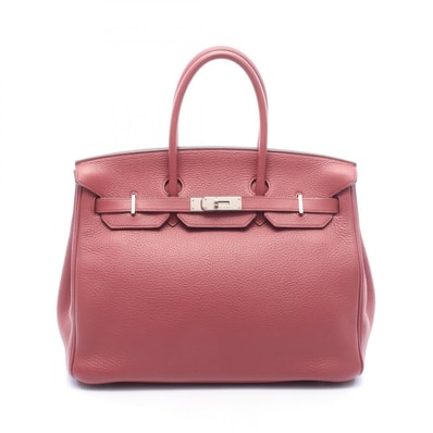 エルメス HERMES バーキン35 ローズウッド ハンドバッグ バッグ トリヨンクレマンス トリヨンクレマンス □O刻印(2011年製造) レディース ピンク系 【中古】