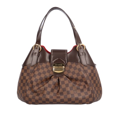ルイヴィトン システィナGM ダミエ ショルダーバッグ ダミエキャンバス N41540 ブラウン レディース LOUIS VUITTON 中古
