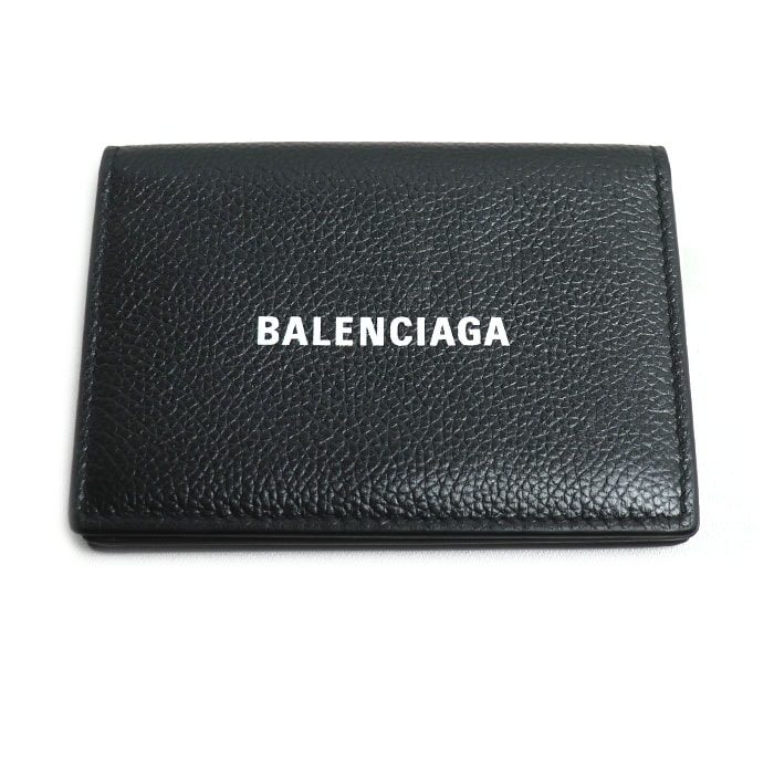BALENCIAGA バレンシアガ エブリディ カードケース ブラック 645508 メンズ【中古】