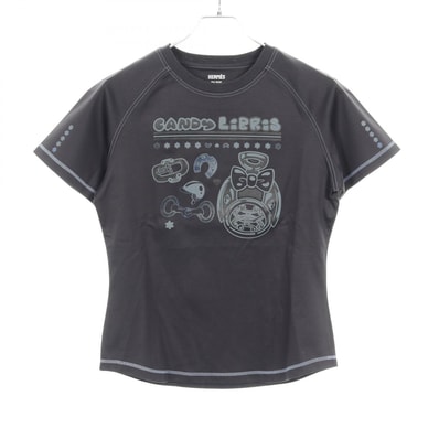 エルメス HERMES Candy Libris カットソー 衣料品 トップス コットン レディース ブラック系 【中古】