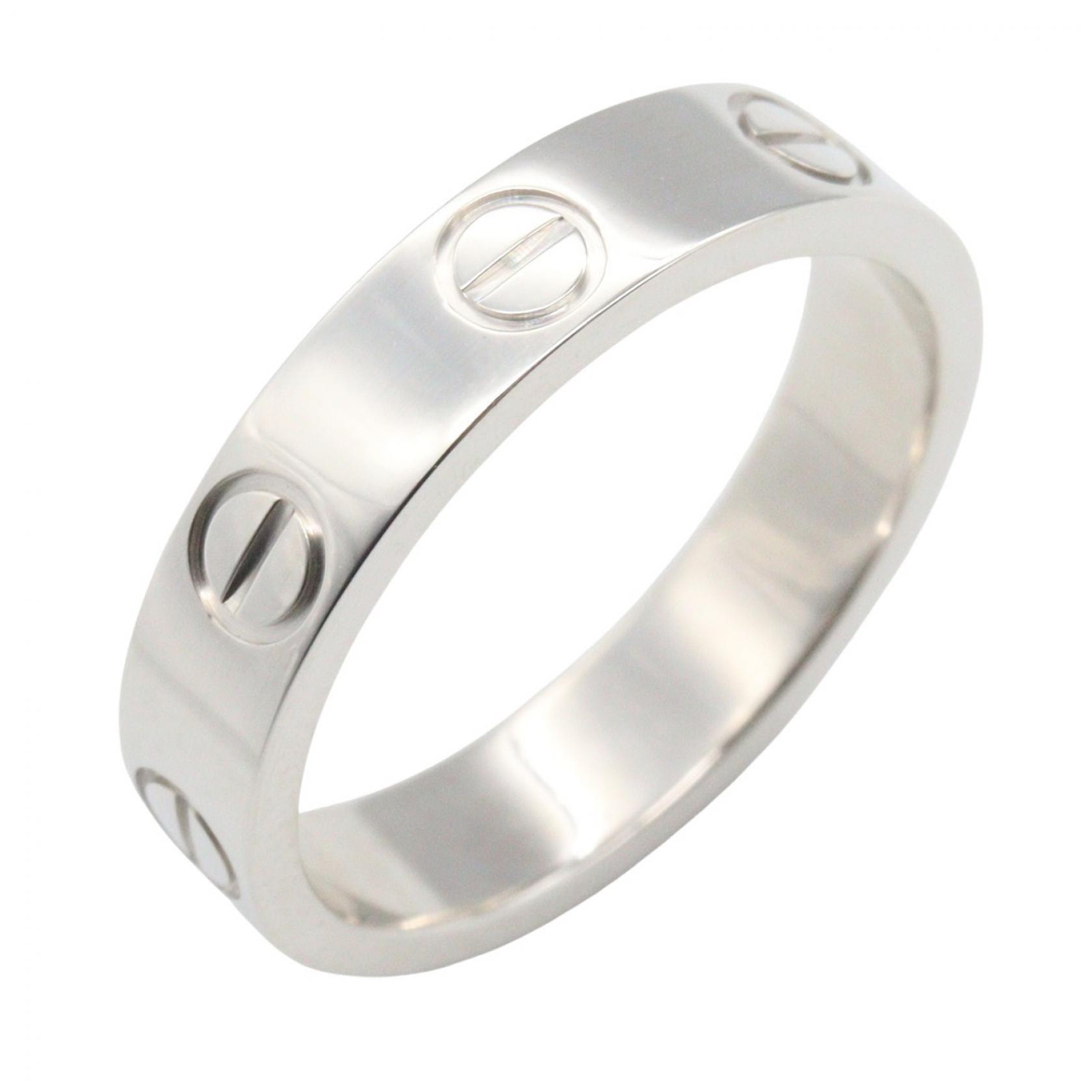 カルティエ CARTIER ミニラブリング リング・指輪 ジュエリー K18WG(ホワイトゴールド) レディース シルバー系 B4085100 【中古】