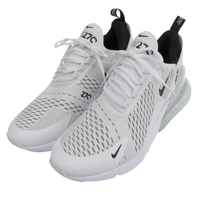 ナイキ 新品同様 Nike Air Max 270 White Black シューズ メンズ ホワイト/ブラック 27.5cm AH8050-100 9.5(US)