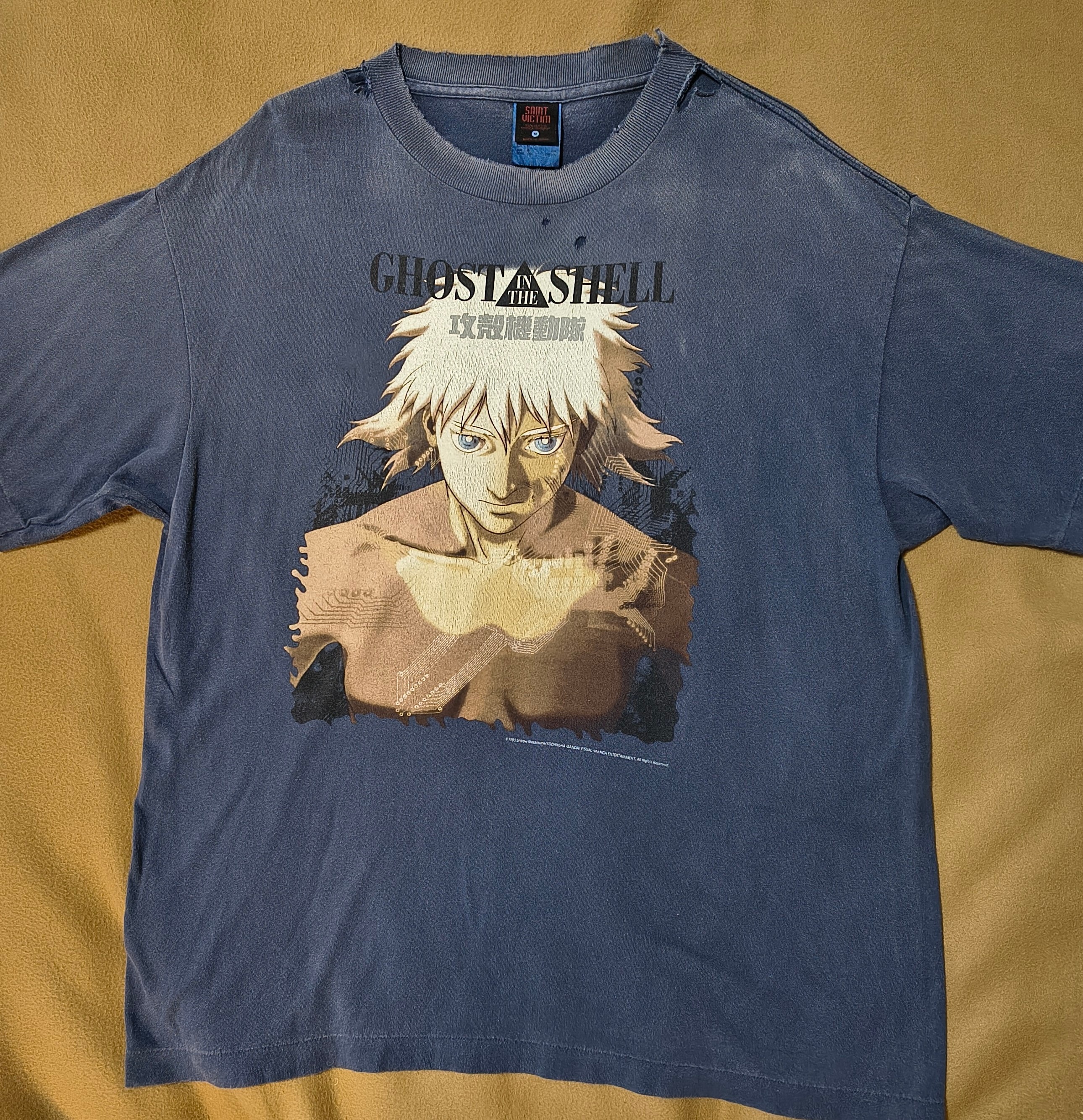SAINT Mxxxxxx x GHOST IN THE SHELL SS Tee "Navy"