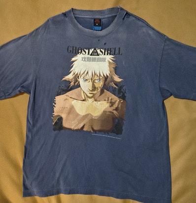 SAINT Mxxxxxx x GHOST IN THE SHELL SS Tee "Navy"