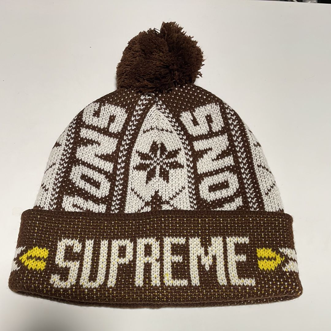 Supreme Snow Beanie "Brown"