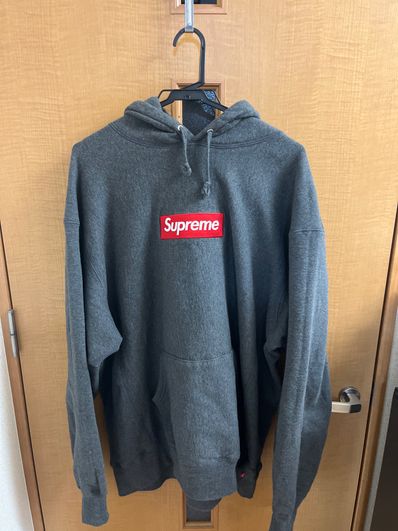 Supreme Box Logo Hooded Sweatshirt "Charcoal" (21FW)