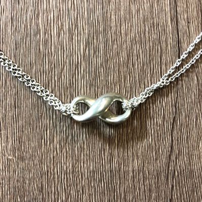 Tiffany & Co Infinity Pendant Necklace "Silver"